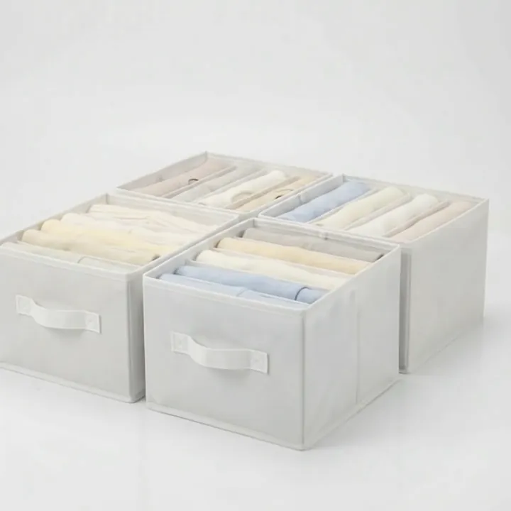 SONGMICS Foldable Wardrobe Organizer (Set of 4)
